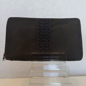 Hermes Herline Gray Zip Around Wallet